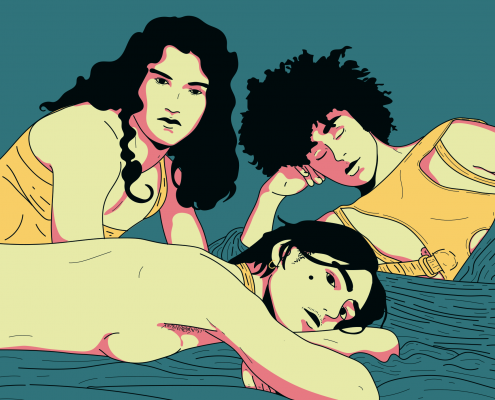 Illustration de la brochure Vie sexuelle et transidentité éditée par la Fédération LGBTI+