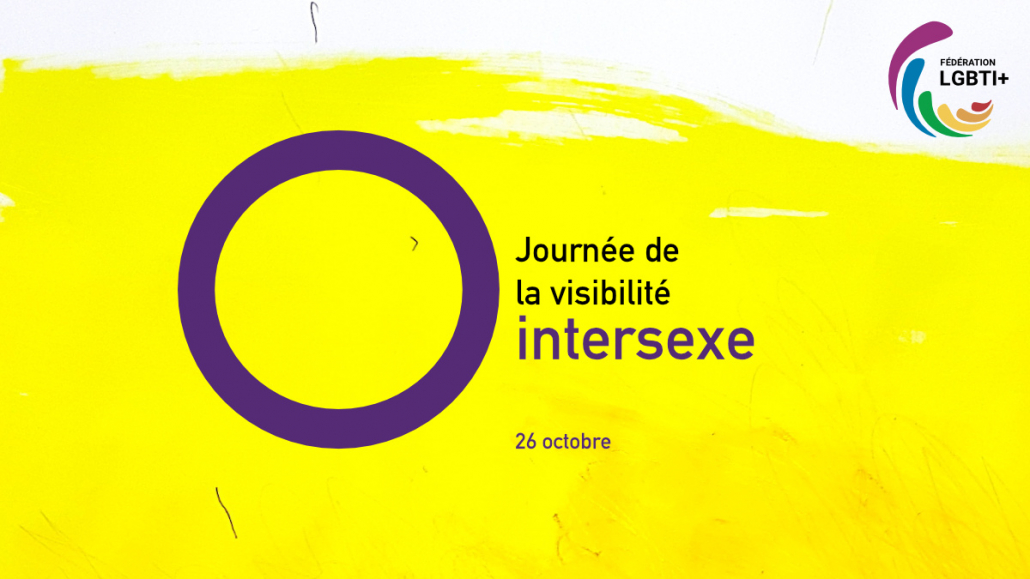 Visuel pour la Journée de la visibilité intersexe