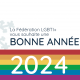 Visuel pour les voeux 2024 de la Fédération LGBTI+
